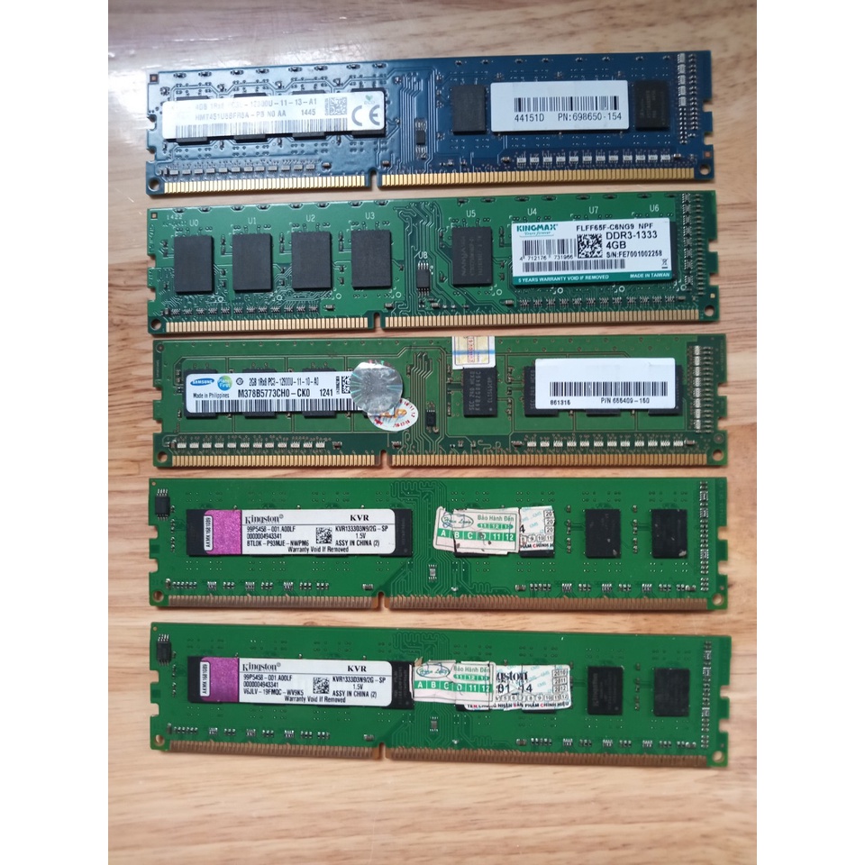 Bộ nhớ Ram DDR3 2gb bus 1333/1600 dùng cho MAIN BOAR G41, H61, H81..