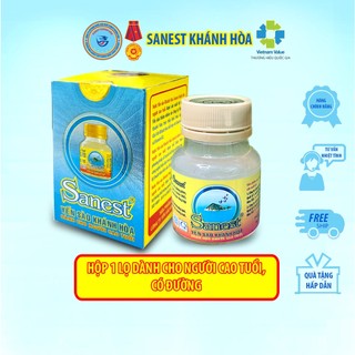 Nước Yến Sào Khánh Hòa Sanest Người Cao Tuổi - Lọ 70ml có đường