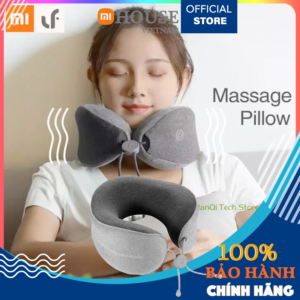 Gối massage cổ cao cấp Leravan LF-J003 /001 Xiaomi - Chính hãng