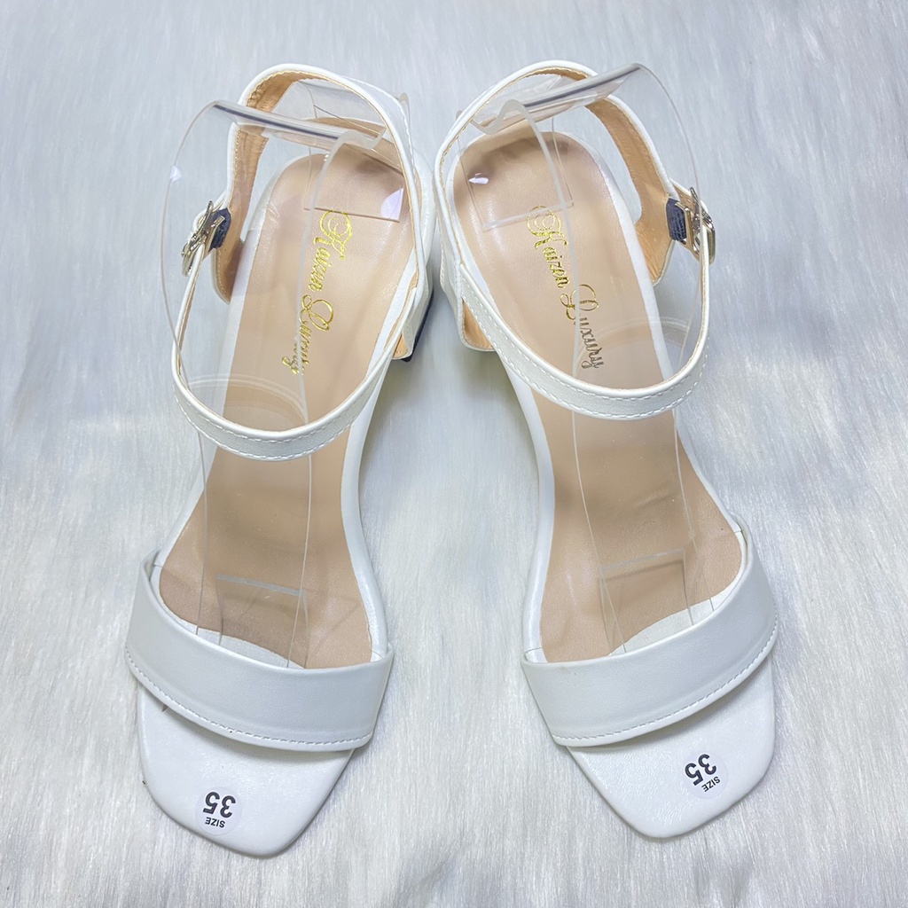 DÉP CAO GÓT KAIZEN LUXURY - GUỐC NỮ CAO 7 PHÂN - SANDAL QUAI NGANG D11