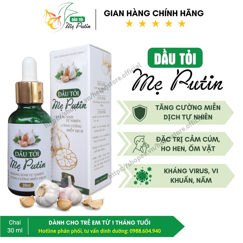Dầu tỏi mẹ Putin 30ml