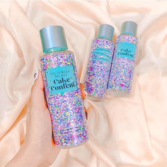 ✨ Xịt thơm Body Mist 𝐕𝐢𝐜𝐭𝐨𝐫𝐢𝐚'𝐬 𝐒𝐞𝐜𝐫𝐞𝐭 𝐂𝐚𝐤𝐞 𝐂𝐨𝐧𝐟𝐞𝐭𝐭𝐢