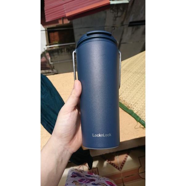 Bình giữ nhiệt LocknLock Bucket Tumbler LHC4269NVY xanh navy 540ml