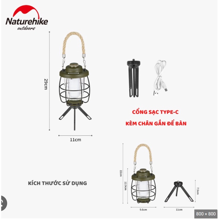 Đèn Led cắm trại đa năng NatureHike CNH22DQ007