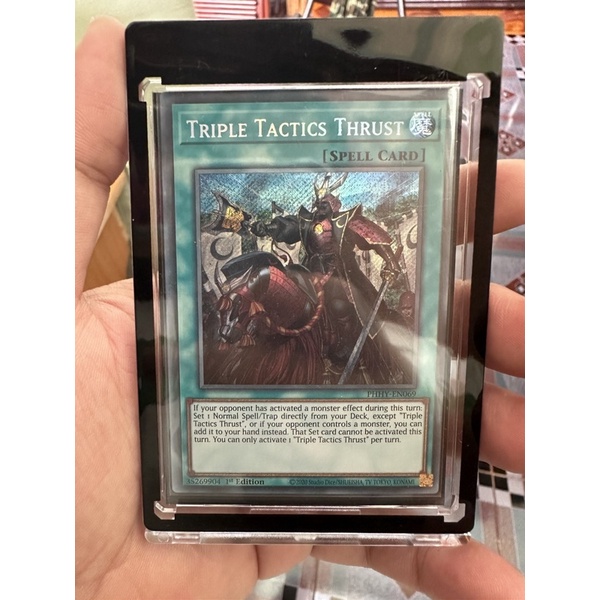 Triple Tactics Thrust - PHHY-EN069 - Secret Rare 1st Edition