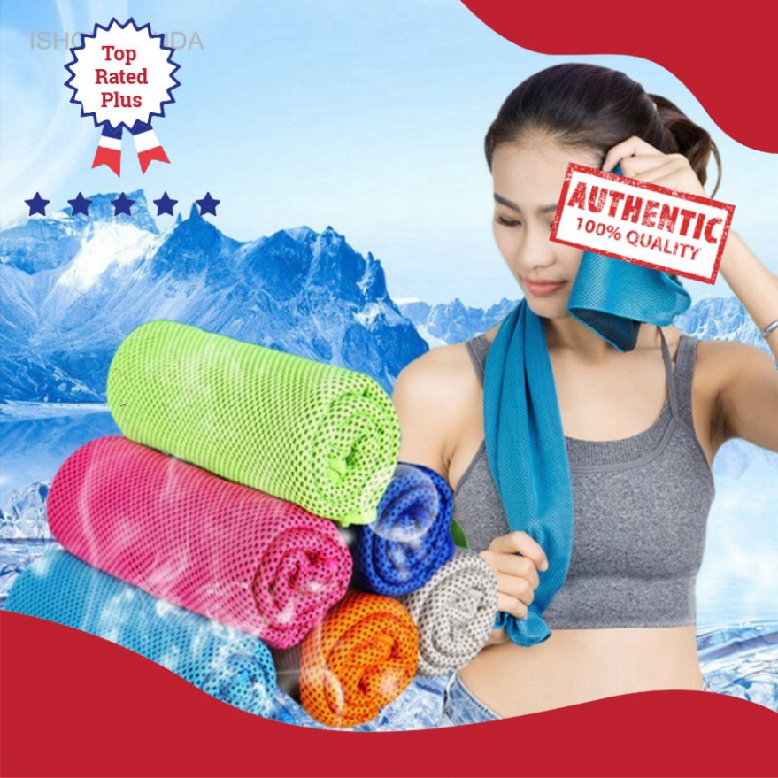 HabaGYM Khăn Lạnh Sport Đa Năng, Khăn Tập gym thấm hơi mồ hôi, Mát lạnh Chính Hãng