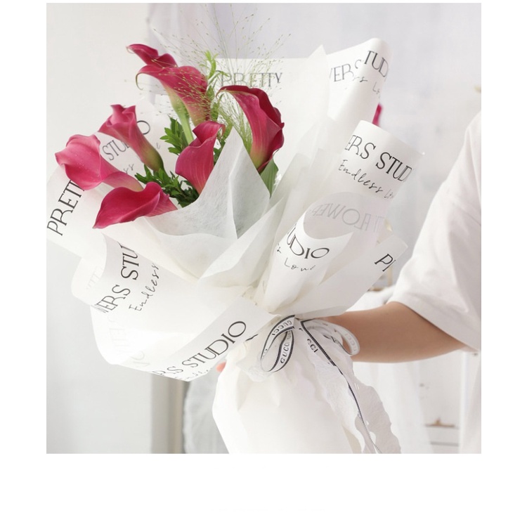 Giấy gói hoa, gói quà, gói kẹo❤️ kraft trắng thông điệp ngọt ngào❤️