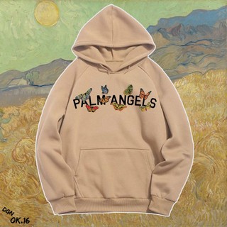 Áo hoodie palm angels áo khoác nỉ dày màu be ok.16