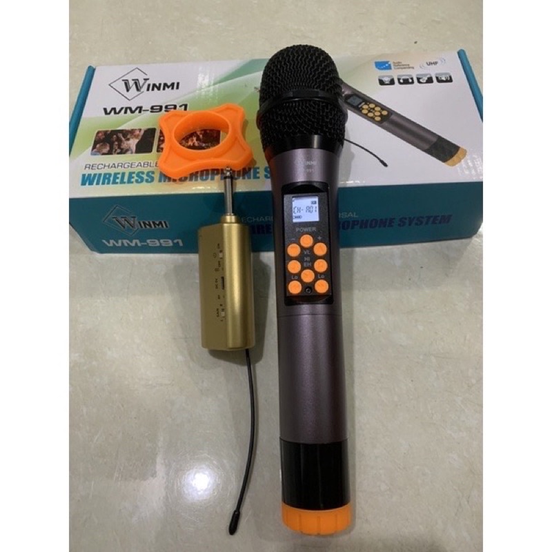 Micro đa năng cao cấp có nút chỉnh Echo 991 - 1 tay mic