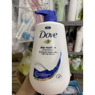 Sữa tắm DoVE 900g dưỡng ẩm chuyên sâu và da ẩm lưu hương ngọt ngào