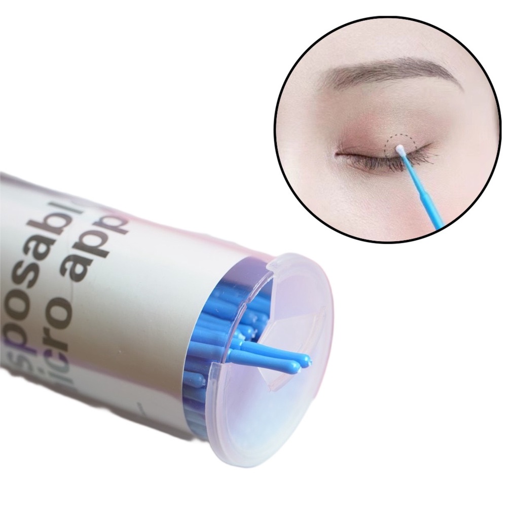 Tăm tháo mi đầu nhỏ đa năng, tăm gỡ mi - hũ 100 cây