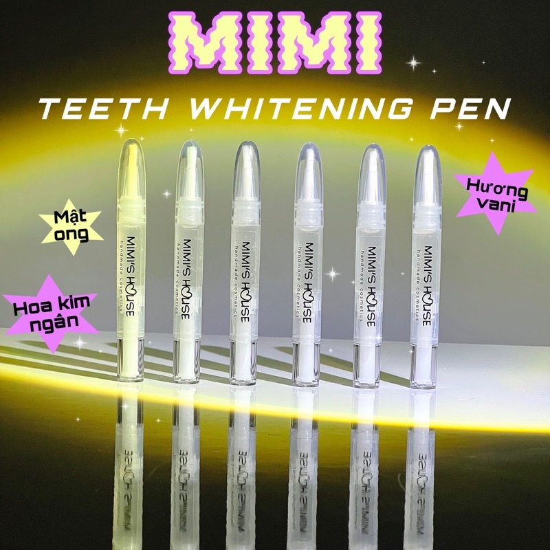 MIMI TEETH WHITENING PEN - 𝑩𝒖́𝒕 𝒕𝒂̂̉𝒚 𝒕𝒓𝒂̆́𝒏𝒈 𝒓𝒂̆𝒏𝒈