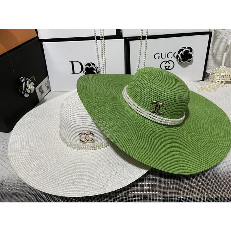 Mũ Cói thời trang đi biển Vành Rộng Mũ đẹp sang trọng