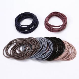 Set 10 sợi thun cột tóc kèm túi zip