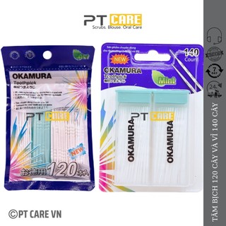 PT CARE VN | Tăm Nhựa Nha Khoa Chất Lượng Nhật Bản - Hộp 140 Que/Bịch 120 cây
