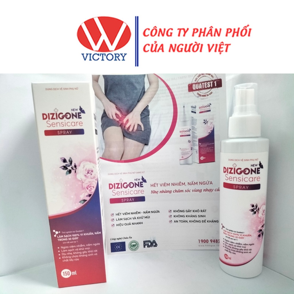 New Dizigone Sensicare làm sạch dịu nhẹ và an toàn  - VIC Pharmacy