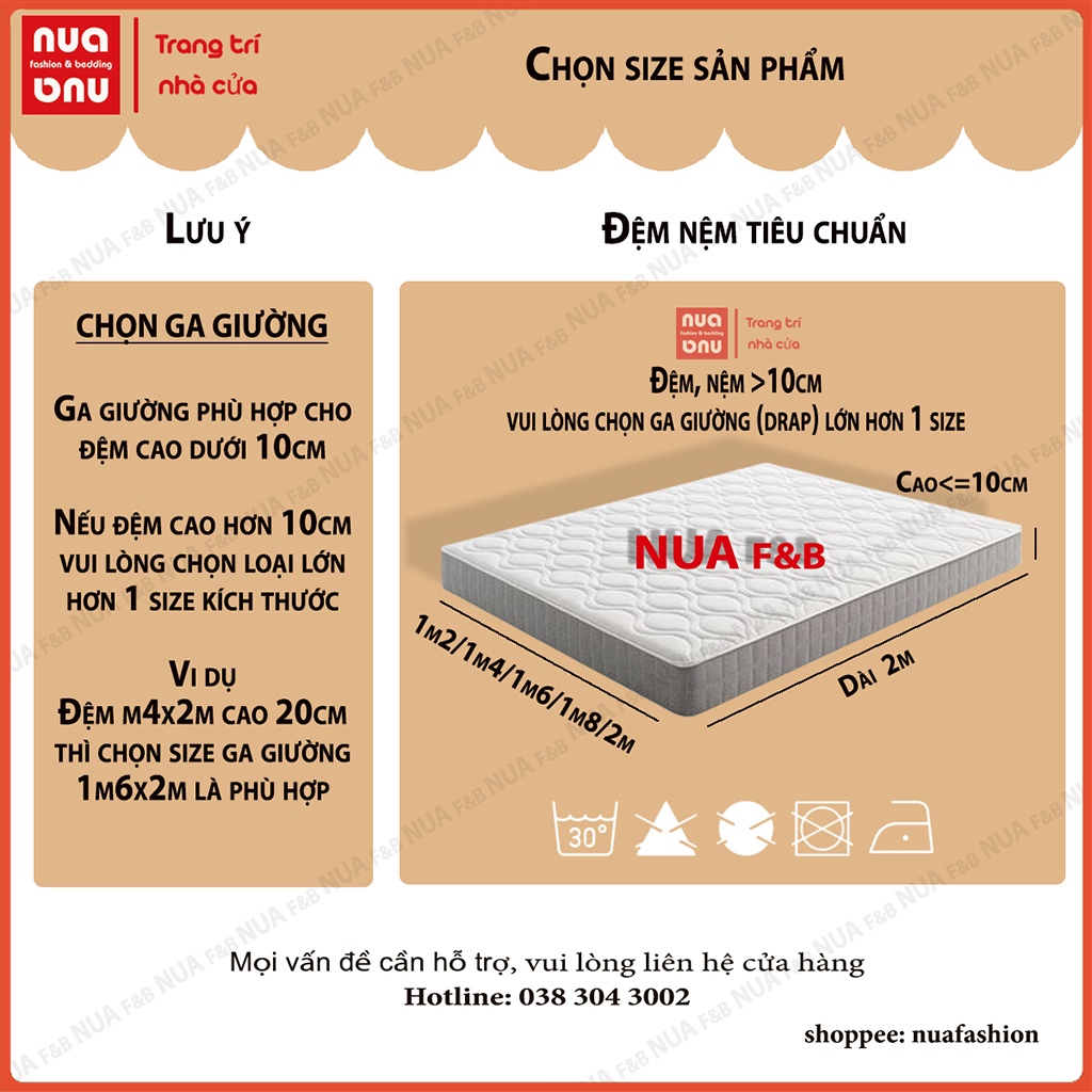 Ga giường 1m2 màu trơn cho giường đơn, ga giường 2mx2m2 Cotton Tici Hàn Quốc cho bé cùng bố mẹ