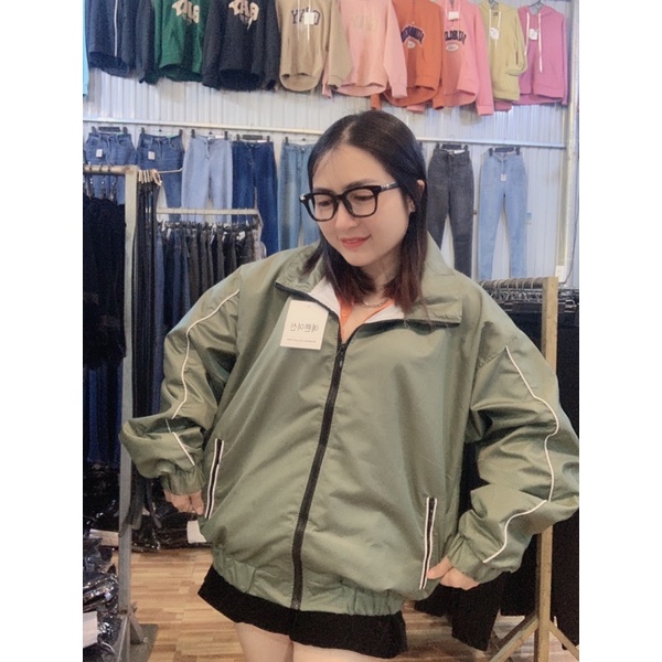 Áo Khoác Dù 2 lớp kèm túi trong