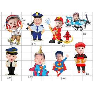 Chibi bé 80cm trang trí sinh nhật, thôi nôi