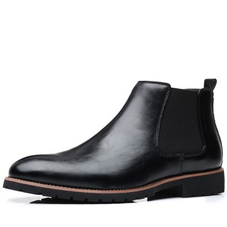 Giày tây nam cổ cao chelsea boot v1 big size - giày tây công sở thời trang nam big size 45 46 47 48