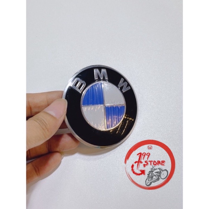Tem Logo BMW 6,5mm nhôm trang trí cho xe máy , laptop , điện thoại , xe đạp