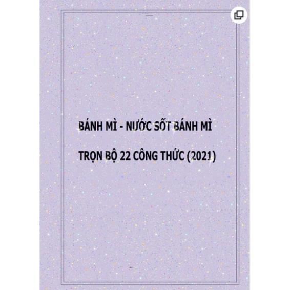 Trọn bộ 22 công thức bánh mì, sốt bánh mì