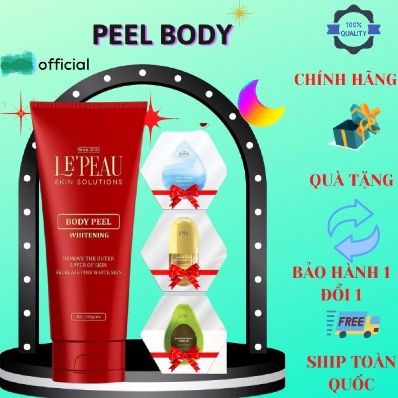 (Mua 1 tặng 1) Peel Body Tái Tạo Da Toàn Thân, peel nách, thay da sinh học giúp làm đẹp trắng sáng da | BigBuy360 - bigbuy360.vn