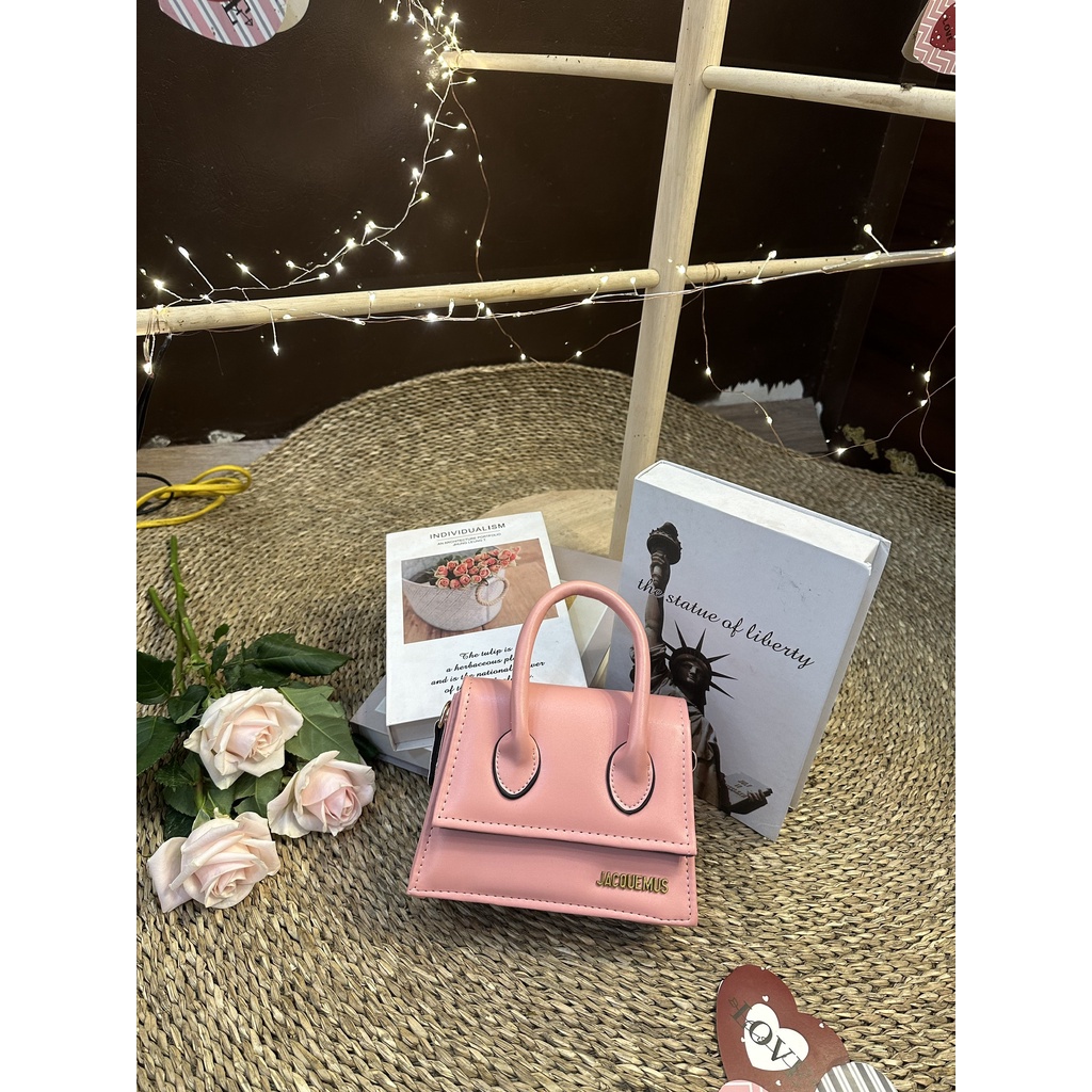 Túi xách nữ - Túi đeo chéo mini dáng hộp nữ tính sành điệu