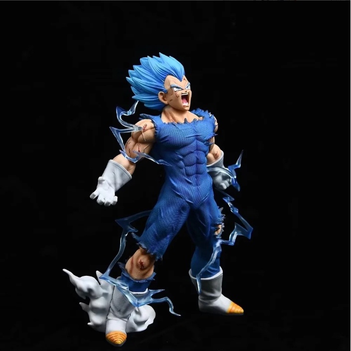 Mô hình vegeta tự hủy 28cm 4 đầu - có 3 đế cho 3 đầu - Có BOX fullbox colour new