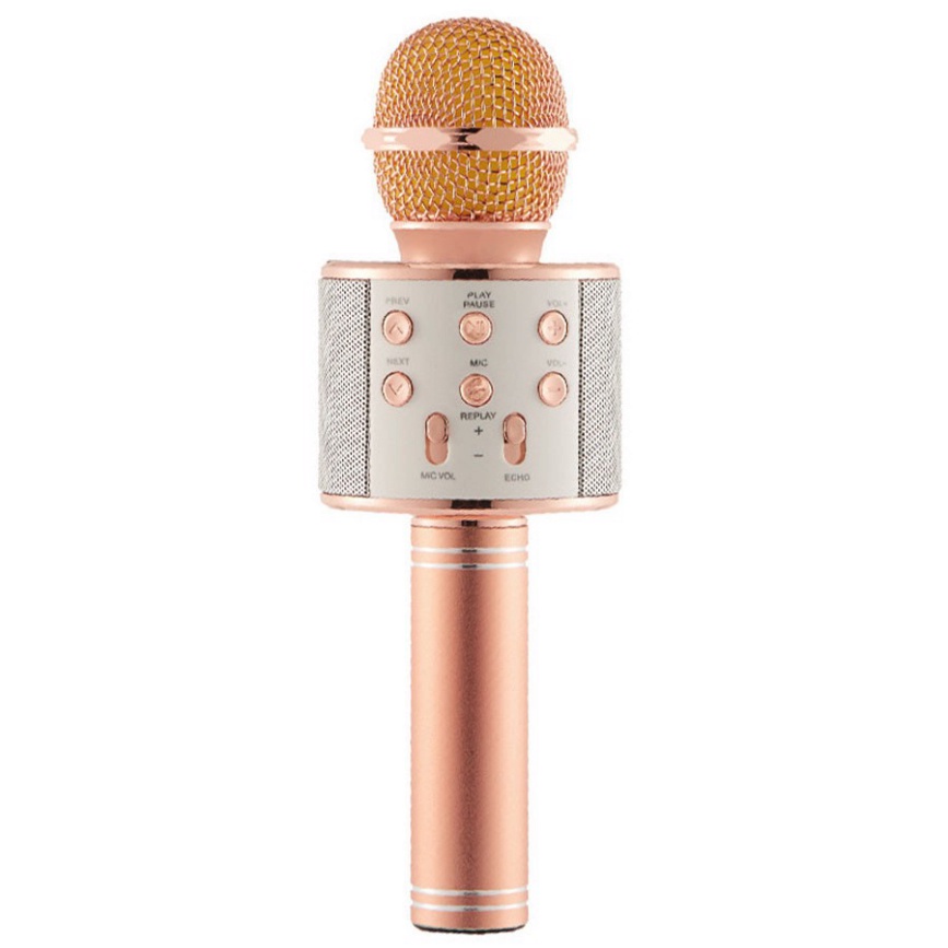 Mic Hát Karaoke Cầm Tay Không Dây - Micro Karaoke Bluetooth Bảo Hành 12 Tháng