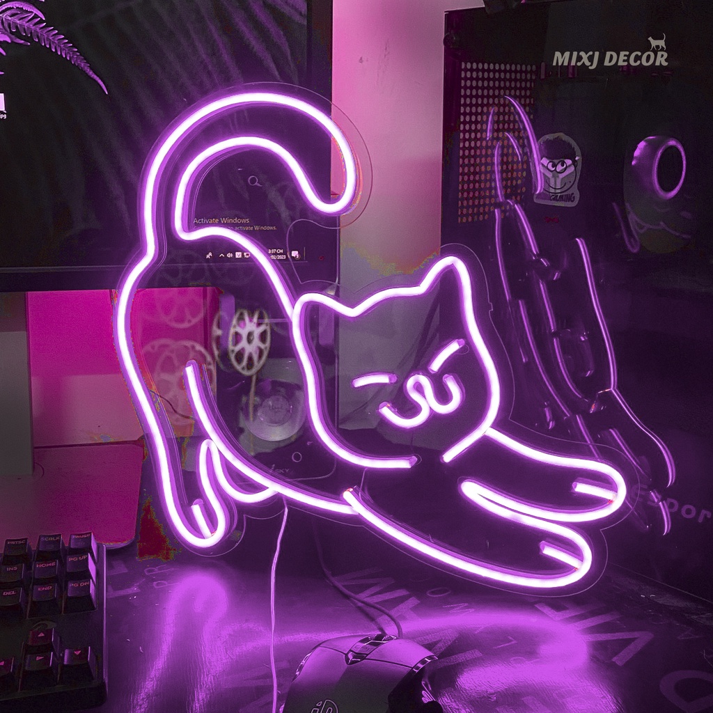 Đèn Hình Mèo, Đèn trang trí nhiều hình, Đèn led Neon light