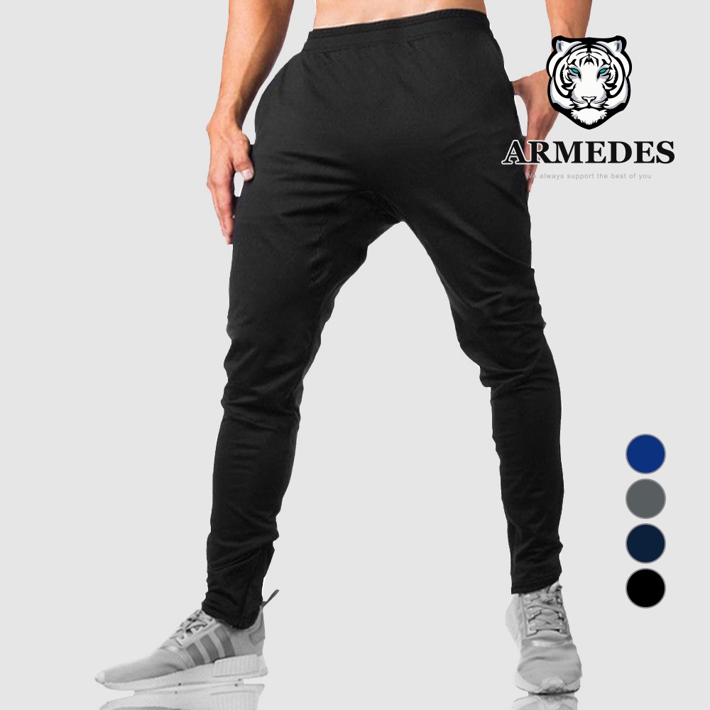 Quần Dài Thun Thể Thao Nam Tập Gym Siêu Mát Mịn Thấm Hút 99% Polyester ARMEDES Hàn Quốc - AR 71