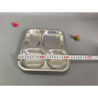 Khay cơm inox 4 ngăn giá siêu rẻ