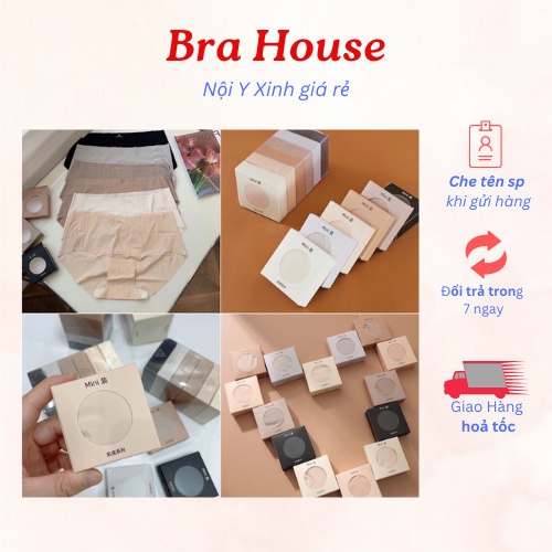 Quần Lót Nữ Su Thạch, Su Lụa không Đường May Kháng Khuẩn Tàng Hình 999