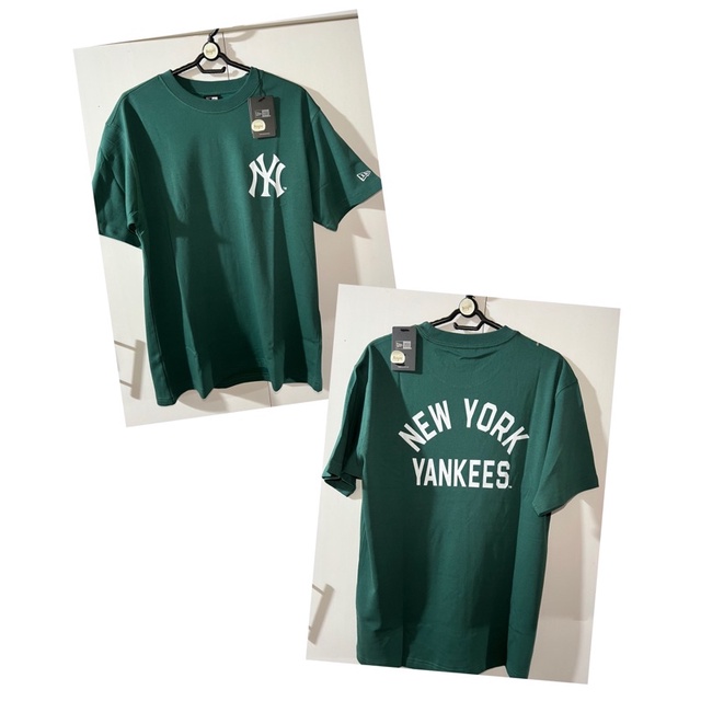 (Auth) Áo thun New Era NY Yankees Xanh Rêu nam/nữ - Thiết kế chính hãng, mẫu mới 2023