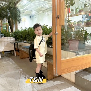 Set bộ bé trai chất cotton hàng QC
