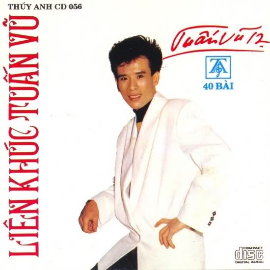 bộ 5 đĩa cd nhạc tuấn vũ liên khúc bất hủ