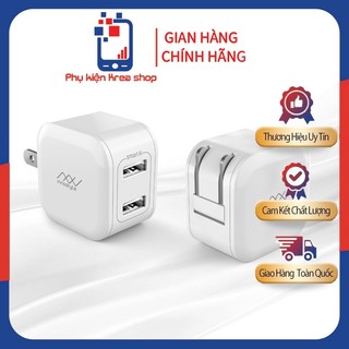 Củ sạc innostyle minigo 2 usb a 12w smart ai