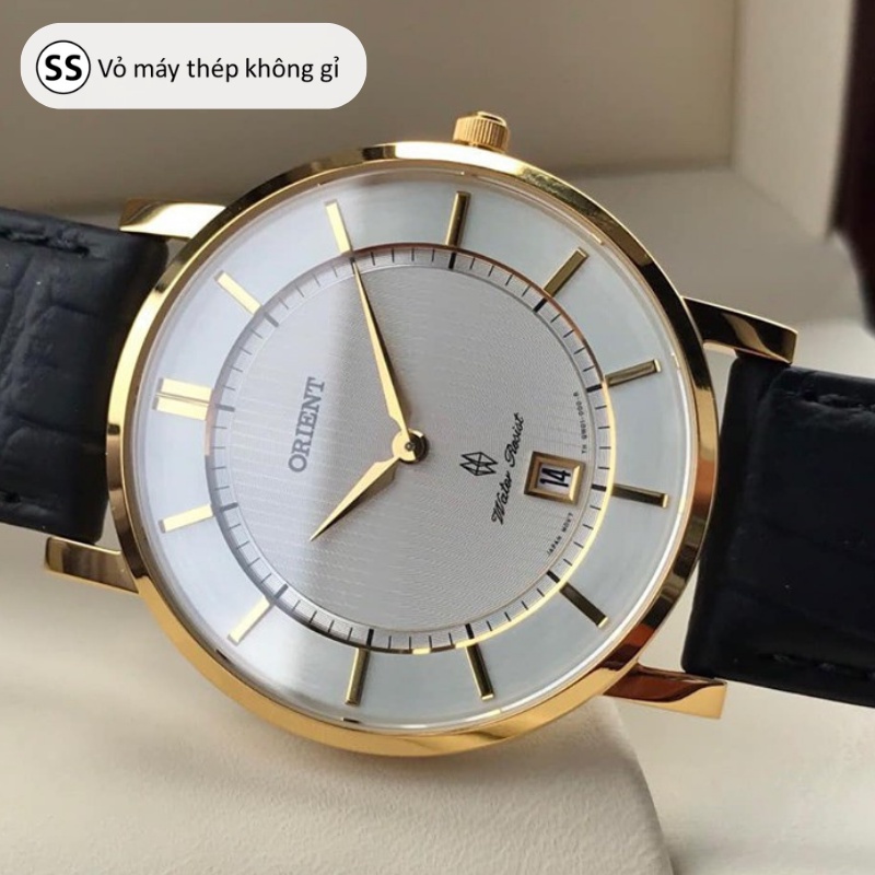 Đồng hồ nam Orient Watch Vintage Classic FGW0100 mặt kính sapphire chống xước dây da đeo tay cao cấp chính hãng