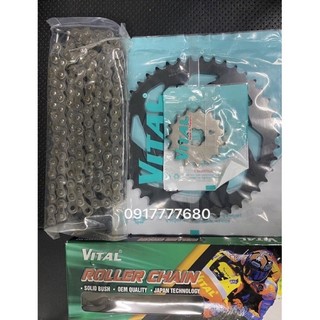 NSD 9 ly EXCITER 150 / EXCITER 155 / FZ150i /Ex 150 / Ex150 / Ex 155 - Nhông sên dĩa, đĩa tải, xích sên VITAL chính hãng