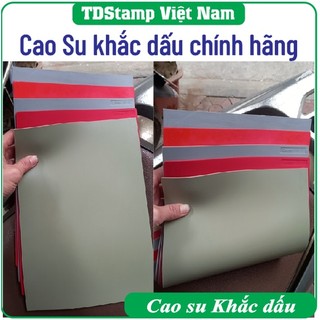 Cao su khắc dấu chính hãng TDStamp cỡ A4