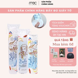 Bông Tẩy Trang Bella Duo Cotton 80/100/120 miếng làm sạch da mặt - Mecskincare