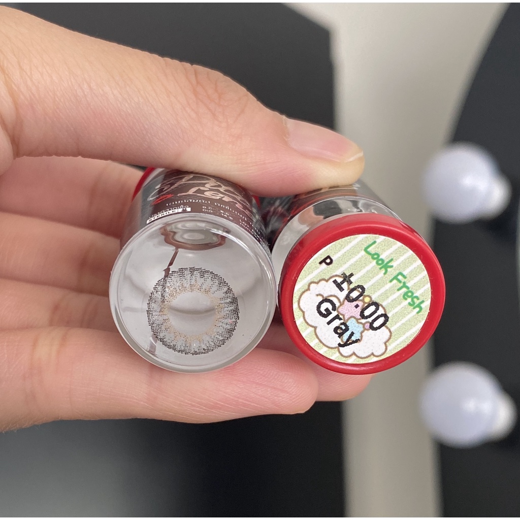 Lens Mắt Kính Áp Tròng Pitchy Lens Giãn Nhẹ Không Độ Tự Nhiên Trong Veo chính Hãng Thái Lan