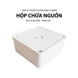 Hộp kỹ thuật camera bảo vệ các jack đấu nối không bị hư hỏng, tránh va đập, chất liệu nhựa abs, bền, khó bị va đập