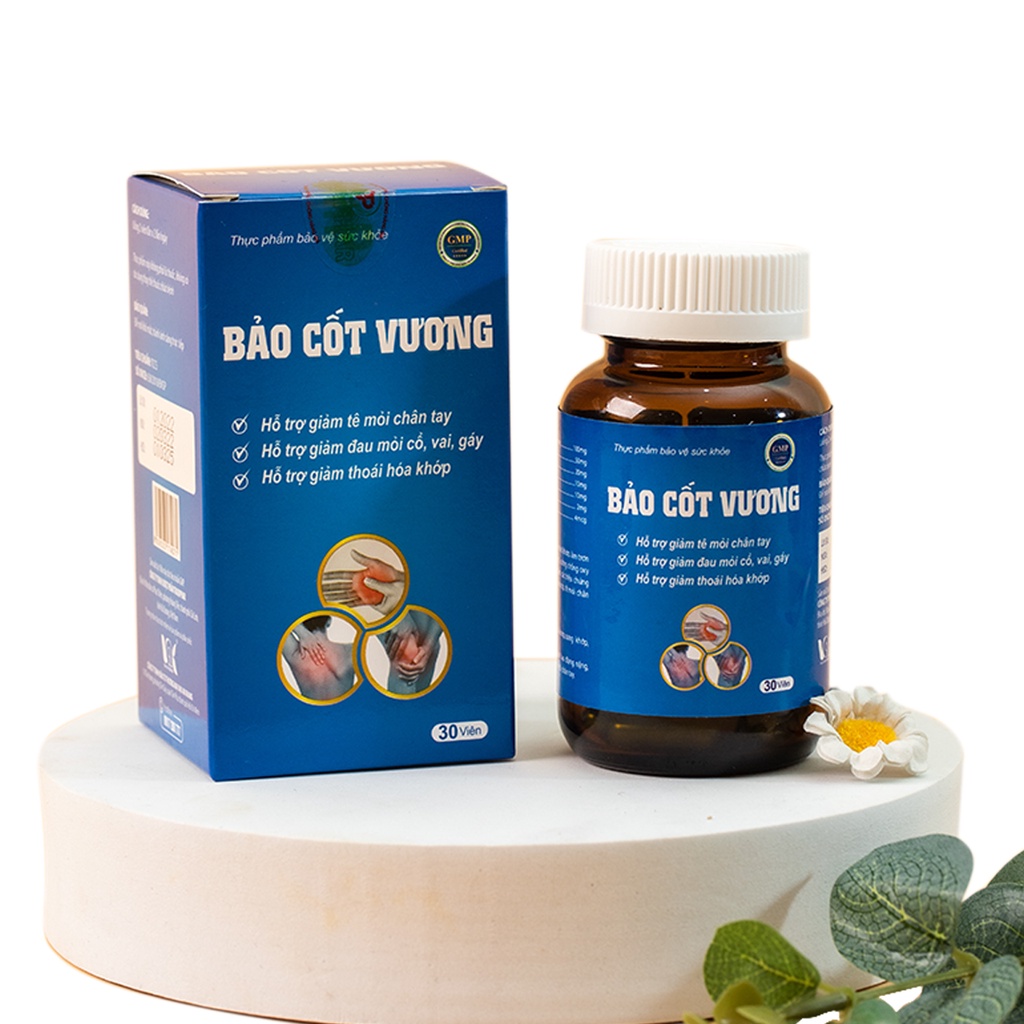 Combo 2 Hộp Viên Hỗ Trợ Tăng Tiết Dịch Khớp Bảo Cốt Vương VAK Hộp 30 Viên