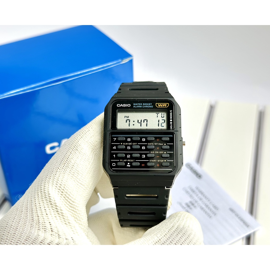 ĐỒNG HỒ CASIO CA-53W-1Z ĐIỆN TỬ - MÁY TÍNH - PIN 5 NĂM - CHỐNG NƯỚC