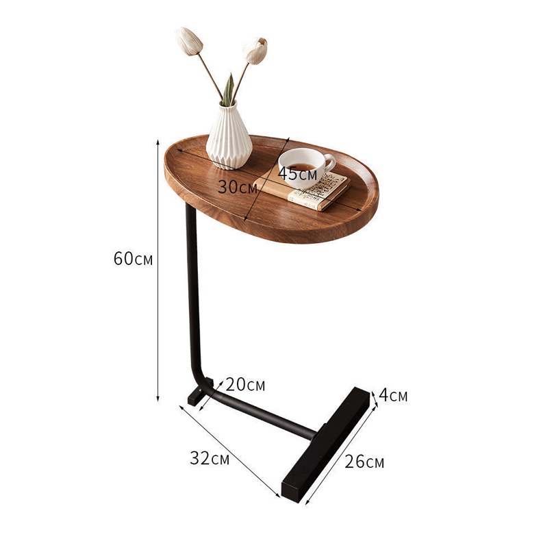 Bàn trà cafe chân kim loại dễ dàng di chuyển  - GM81.26