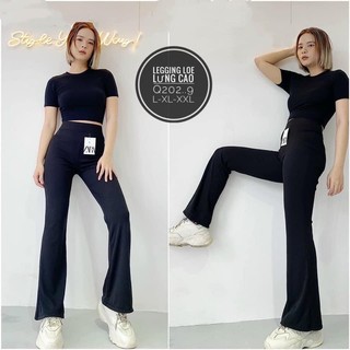 Quần legging loe bigsize_saigon (55-90kg)