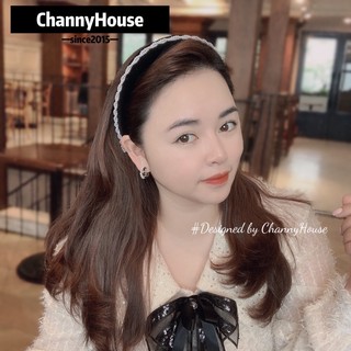 Channyhouse_ Bờm/cài tóc nhung bản 3cm xoắn tr.Ai chuẩn form