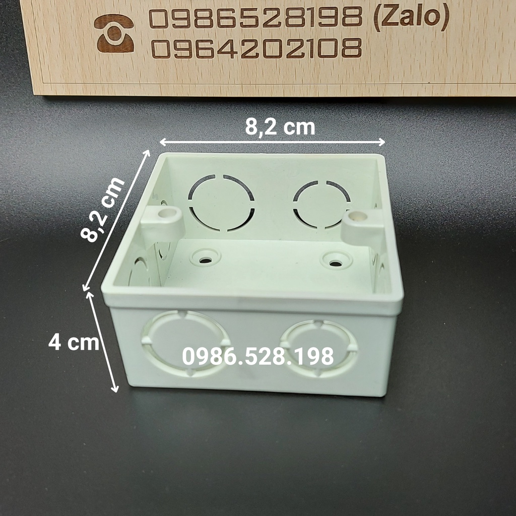 Đế âm vuông SINO dùng lắp cho mặt vuông